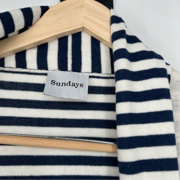 Sundays Striped Open Cardigan - Picture 9 of 12